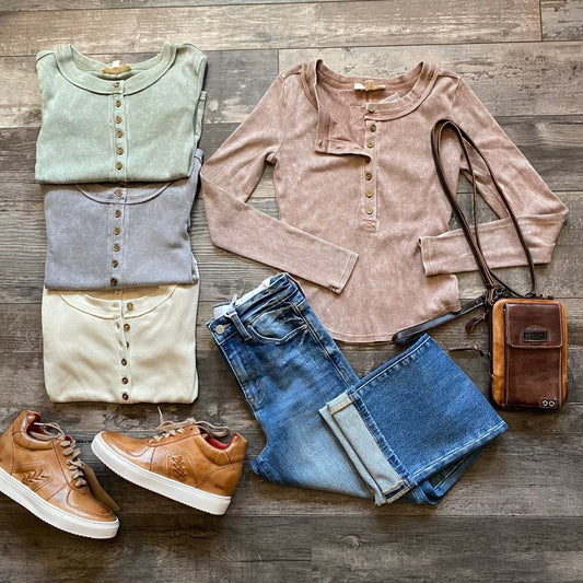 Ribbed Fitted Long Sleeve