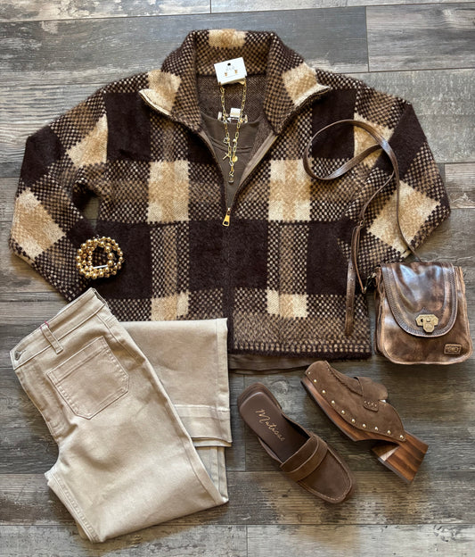 Jackie Check Shacket