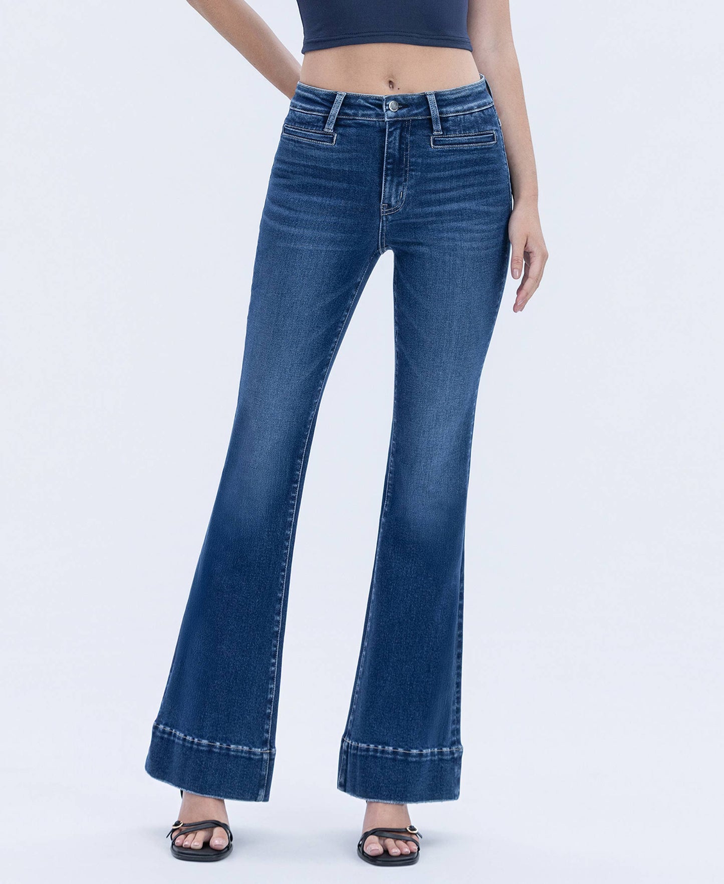 HIGH RISE WELT POCKETED