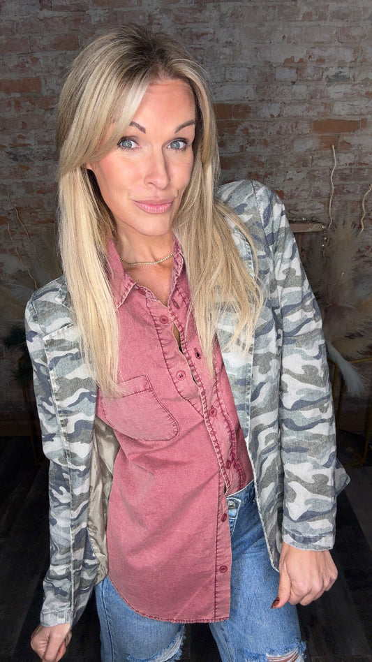 Camo Blazer