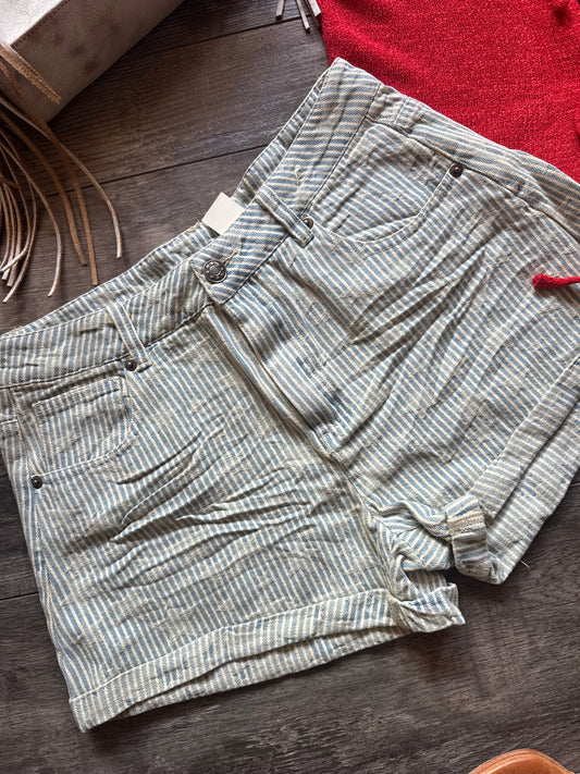 Star Faded Stripe Short