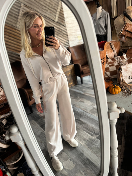 Pearl Cloud Fleece Pant