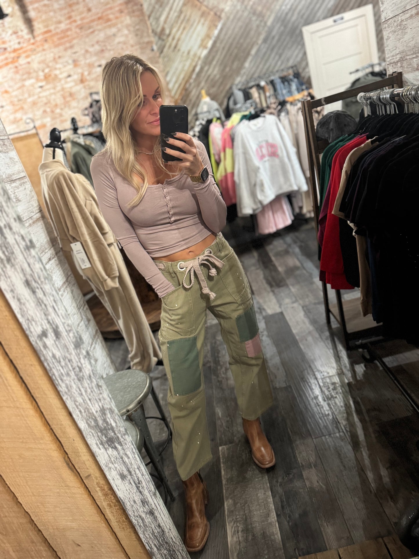 Vintage Paint Washed Out Pant