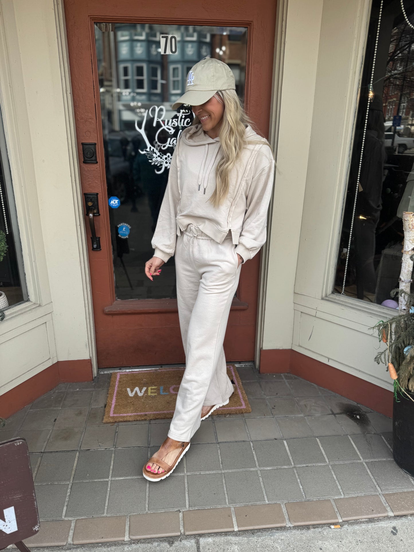 Seaside Sand French Terry Hoodie