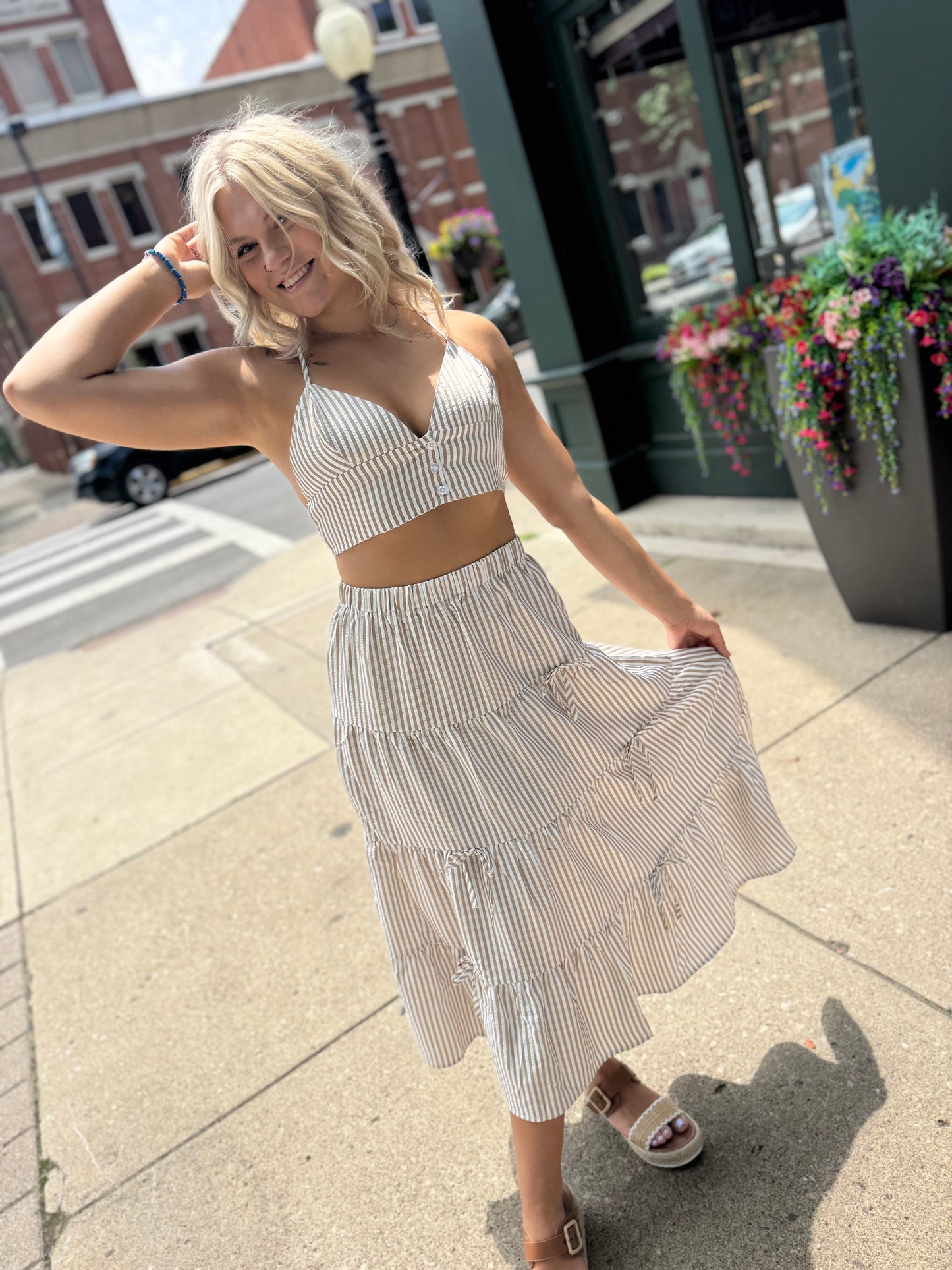 Bow Tie Maxi Skirt