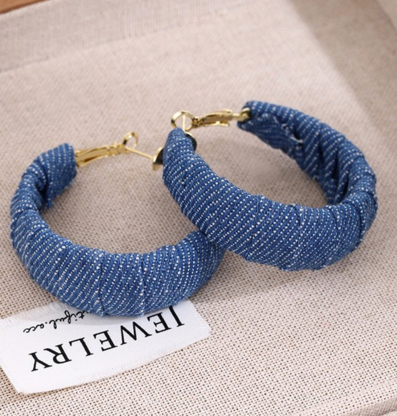 Denim Hoops