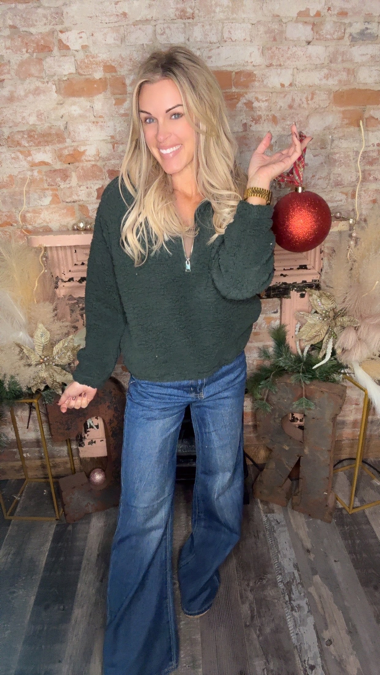 Fleece Sherpa Pullover