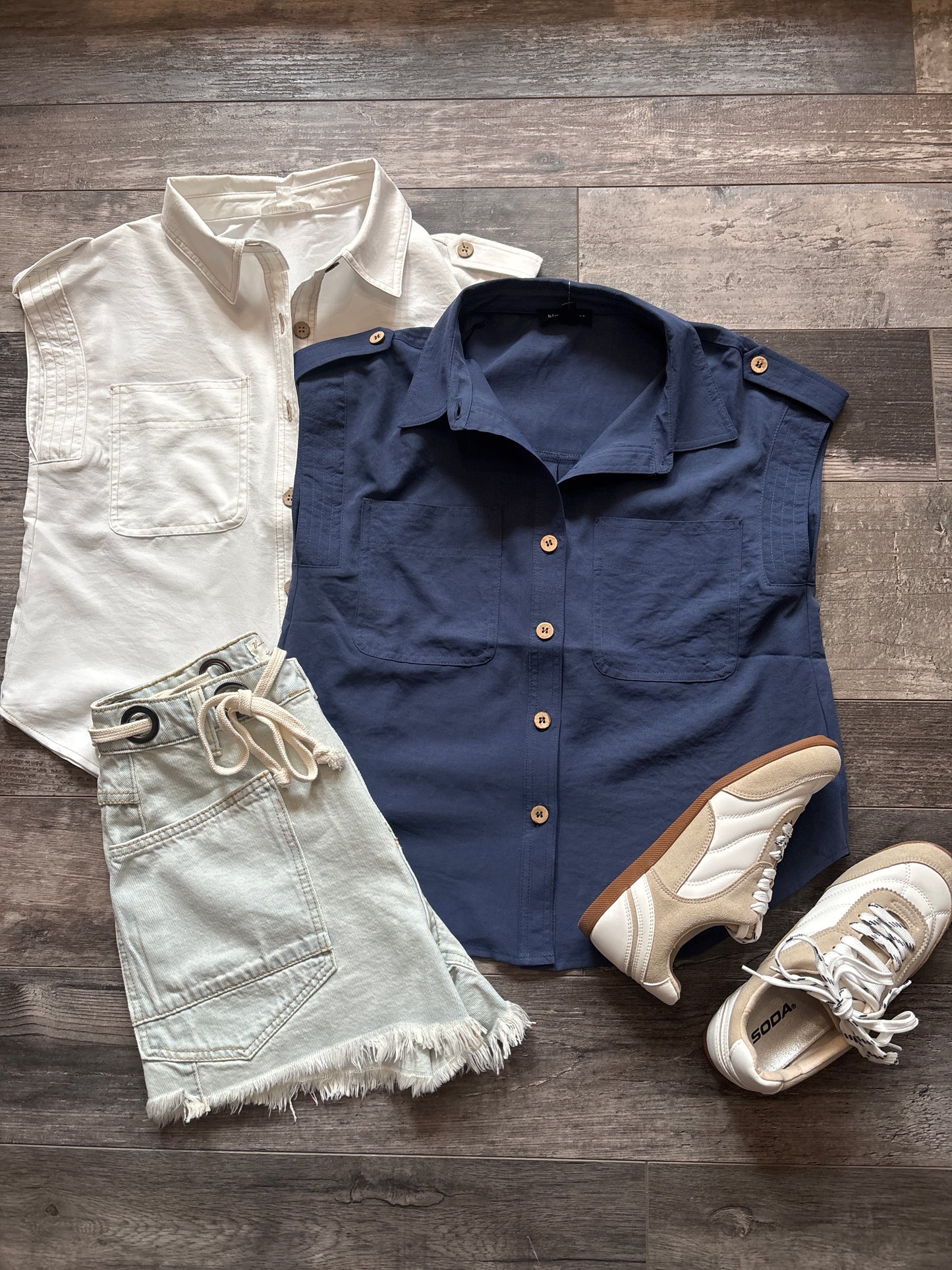 Lizzie Button Down