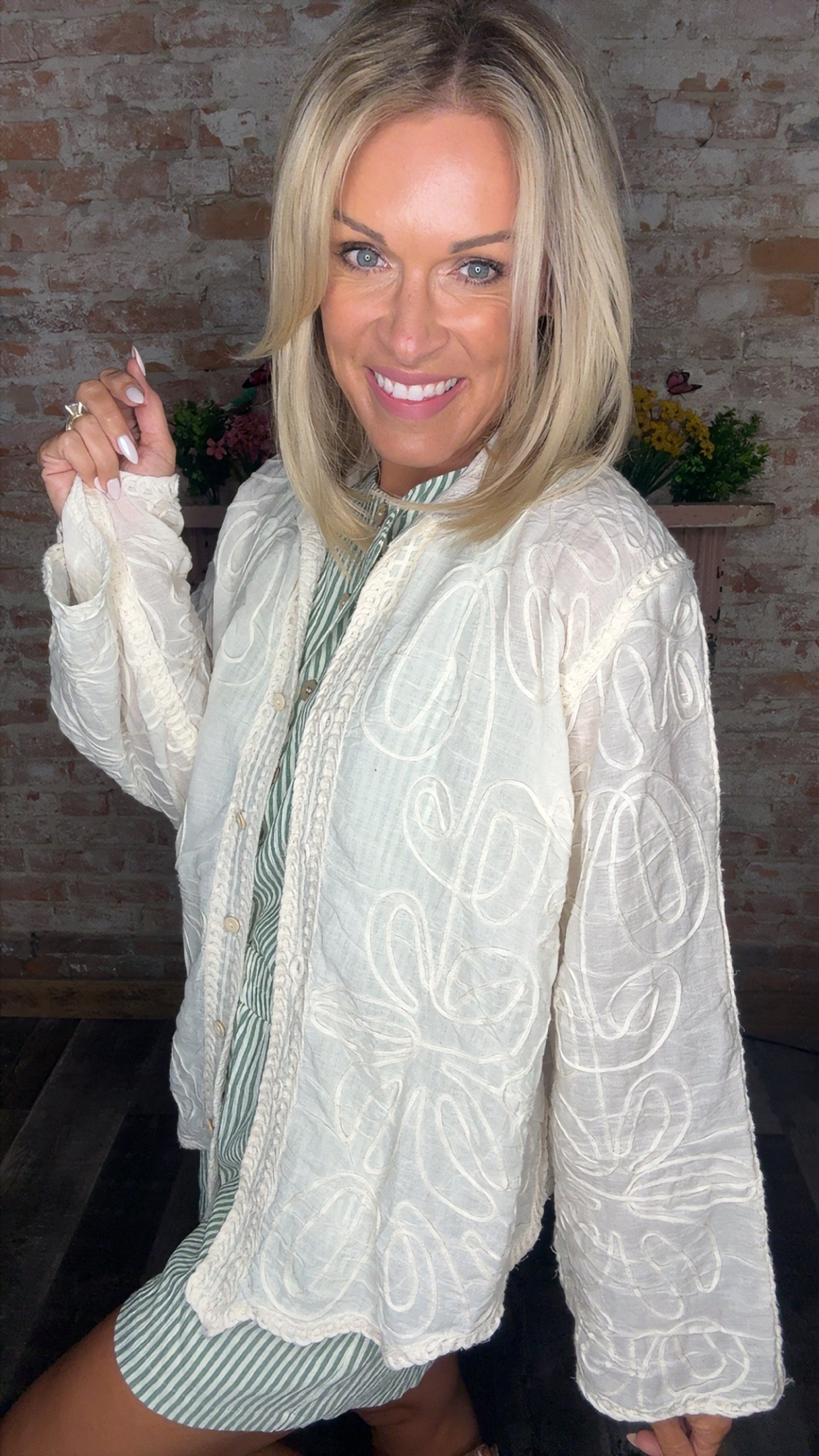 Natural Girl Button Up