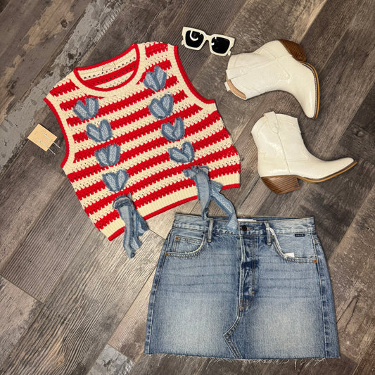 Concert Wash Out Skirt