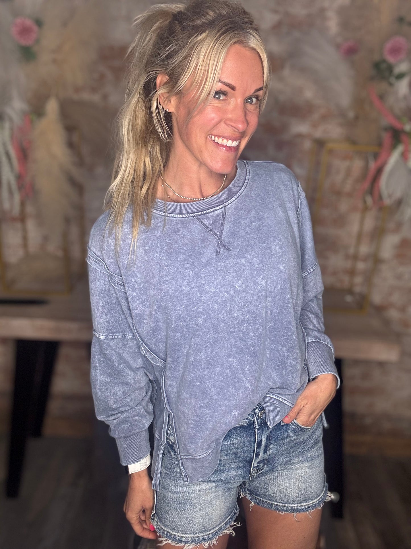 Indigo Blue Pullover