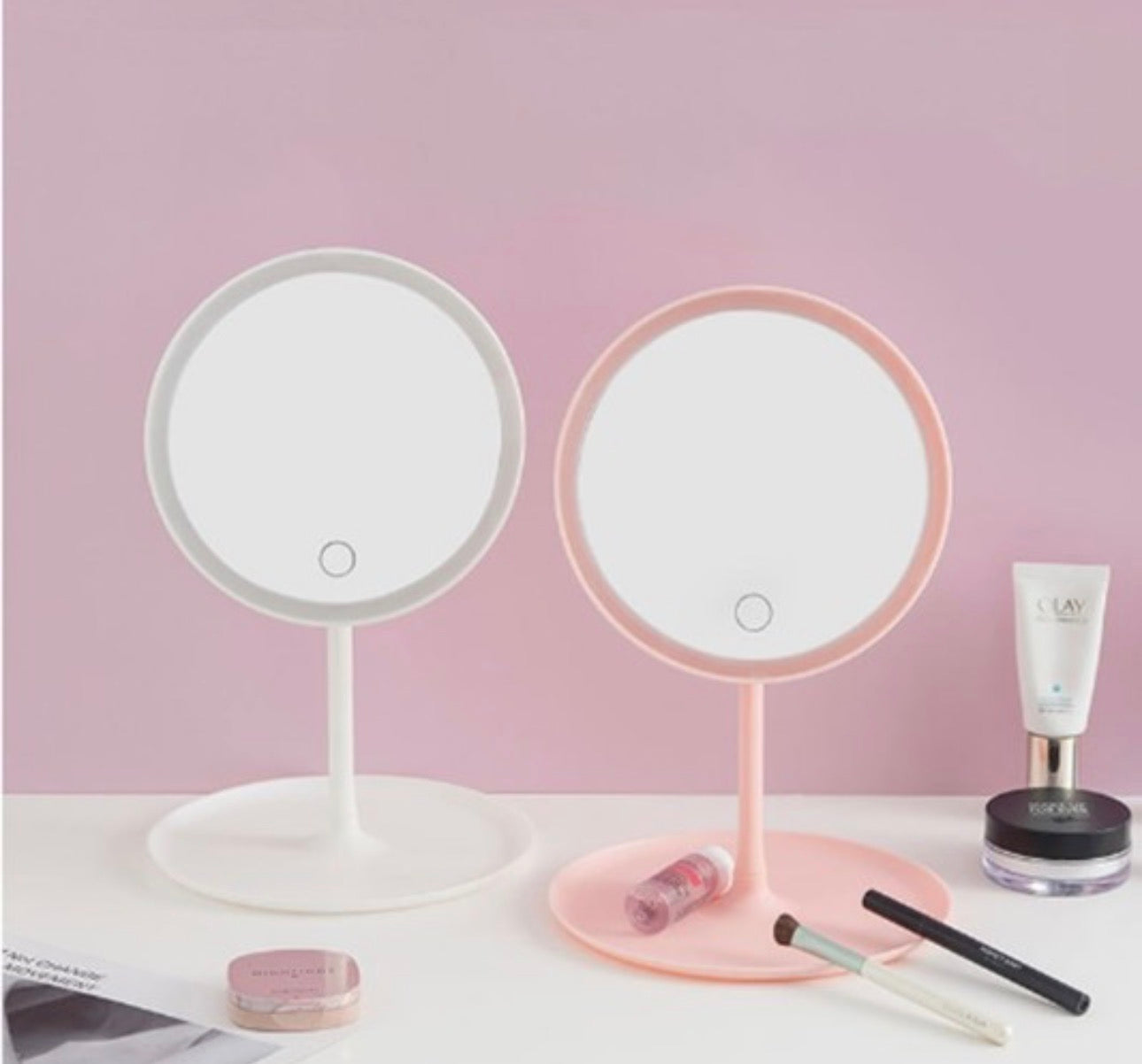 Light Round Mirror