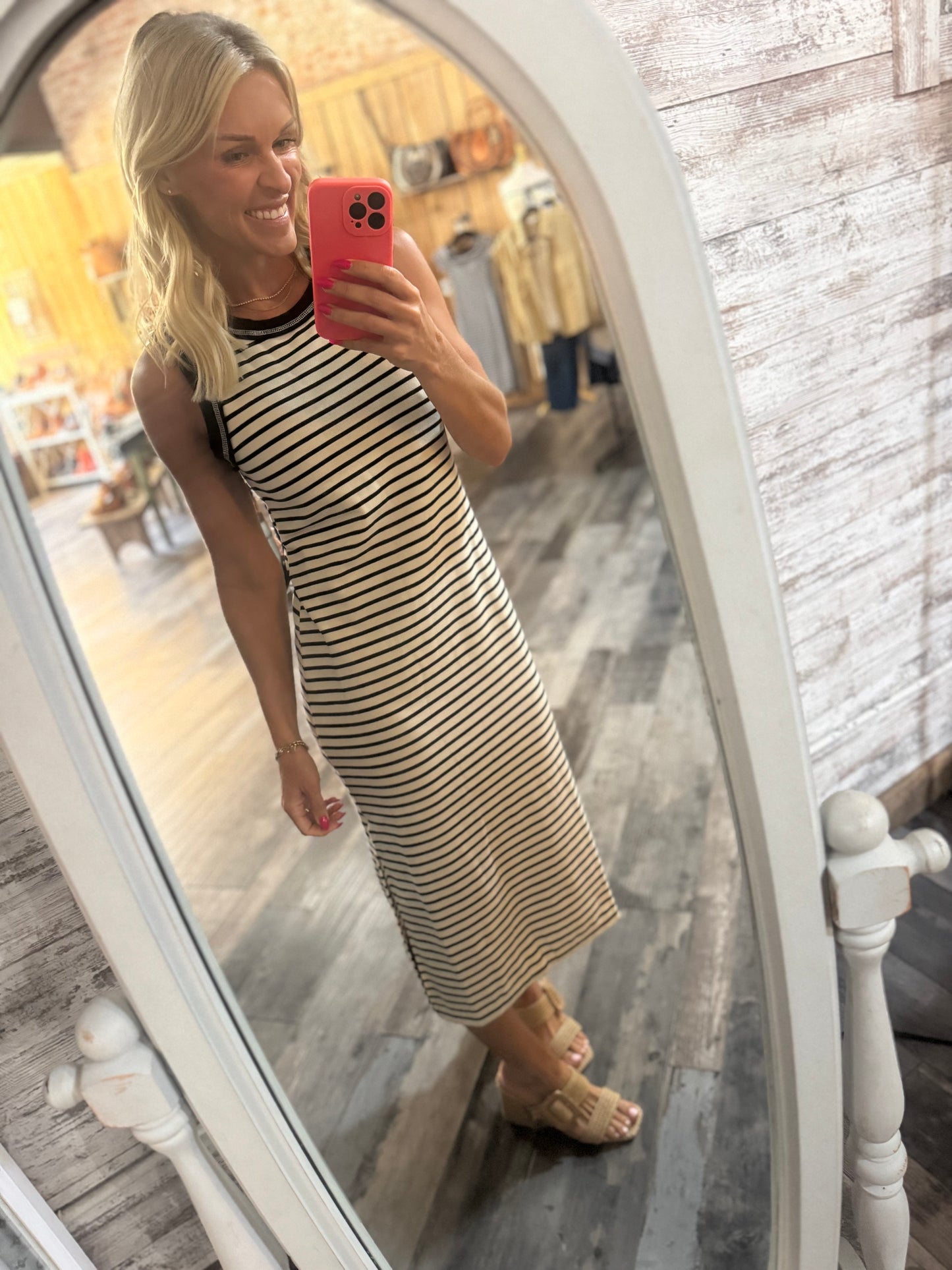Audrey Slide Slit Maxi