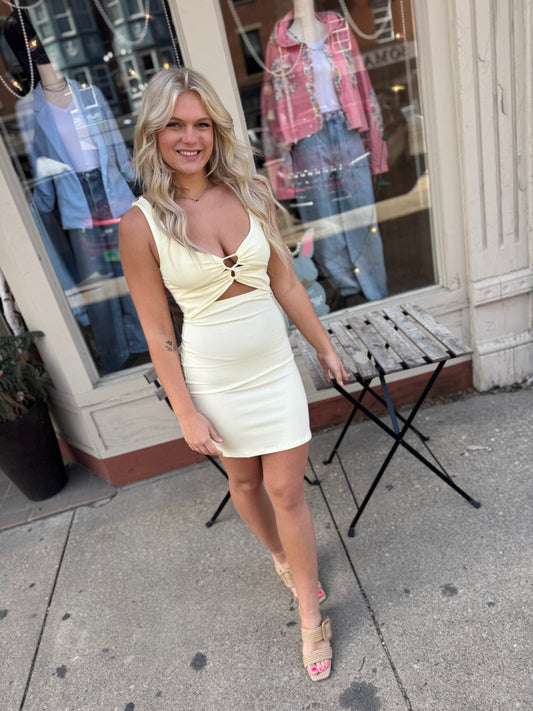 Lemonade Rib Knit Mini