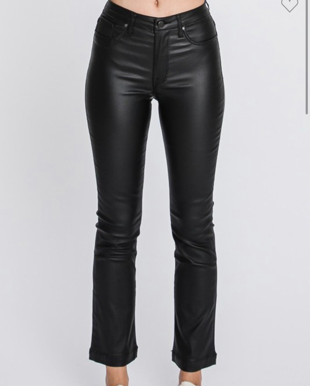 Cropped Faux Bootcut