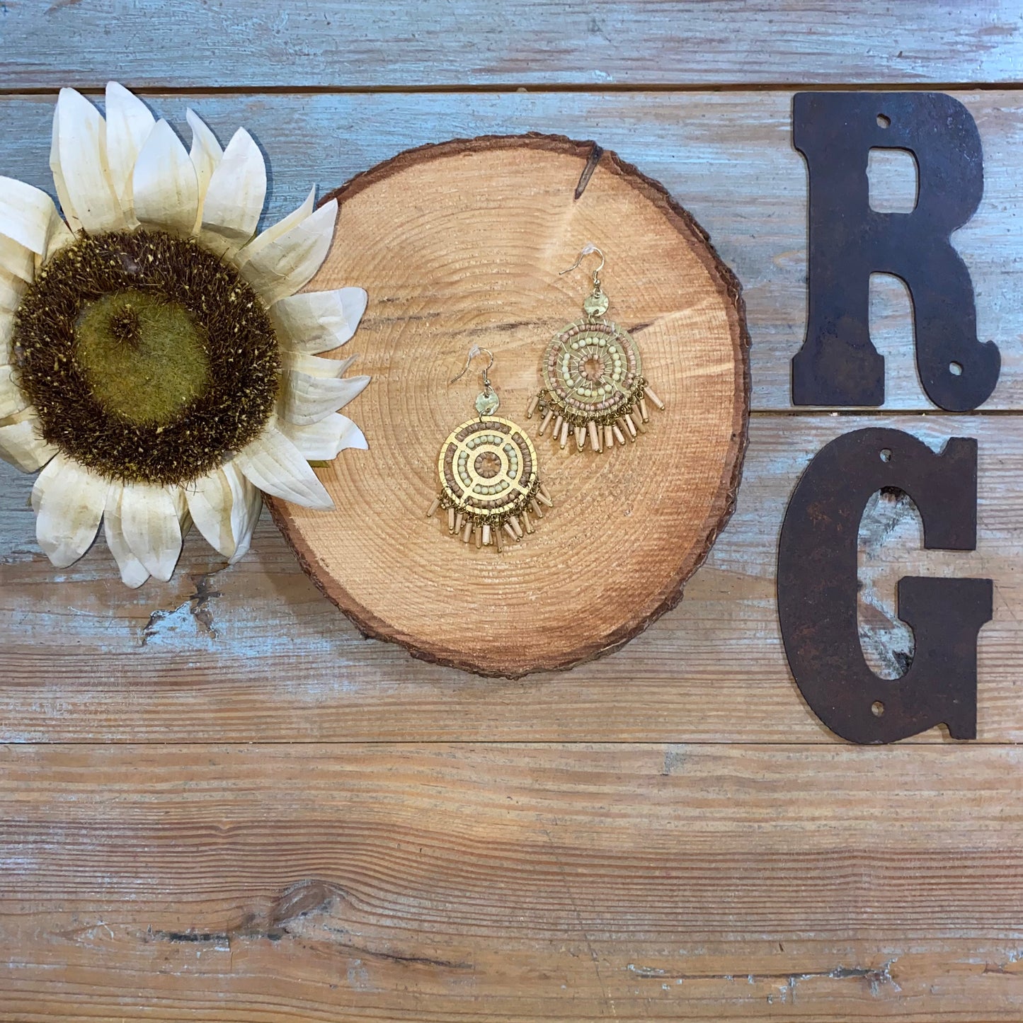 Beaded Dangle Earrings