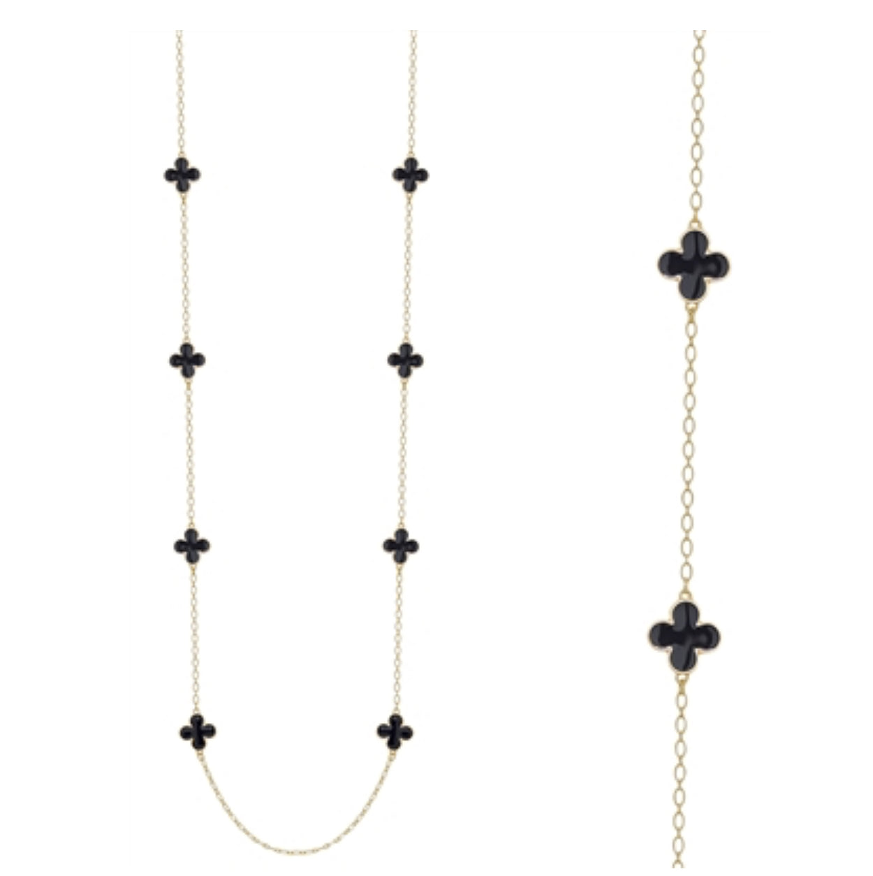 Clover Long Necklace