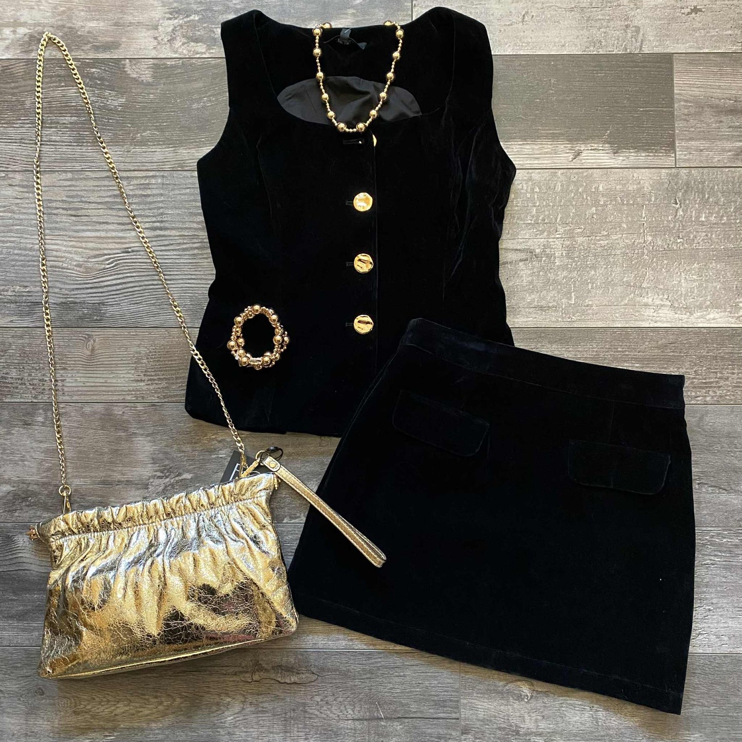 Black Velvet Set