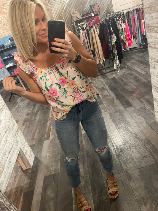 Floral Tank Top