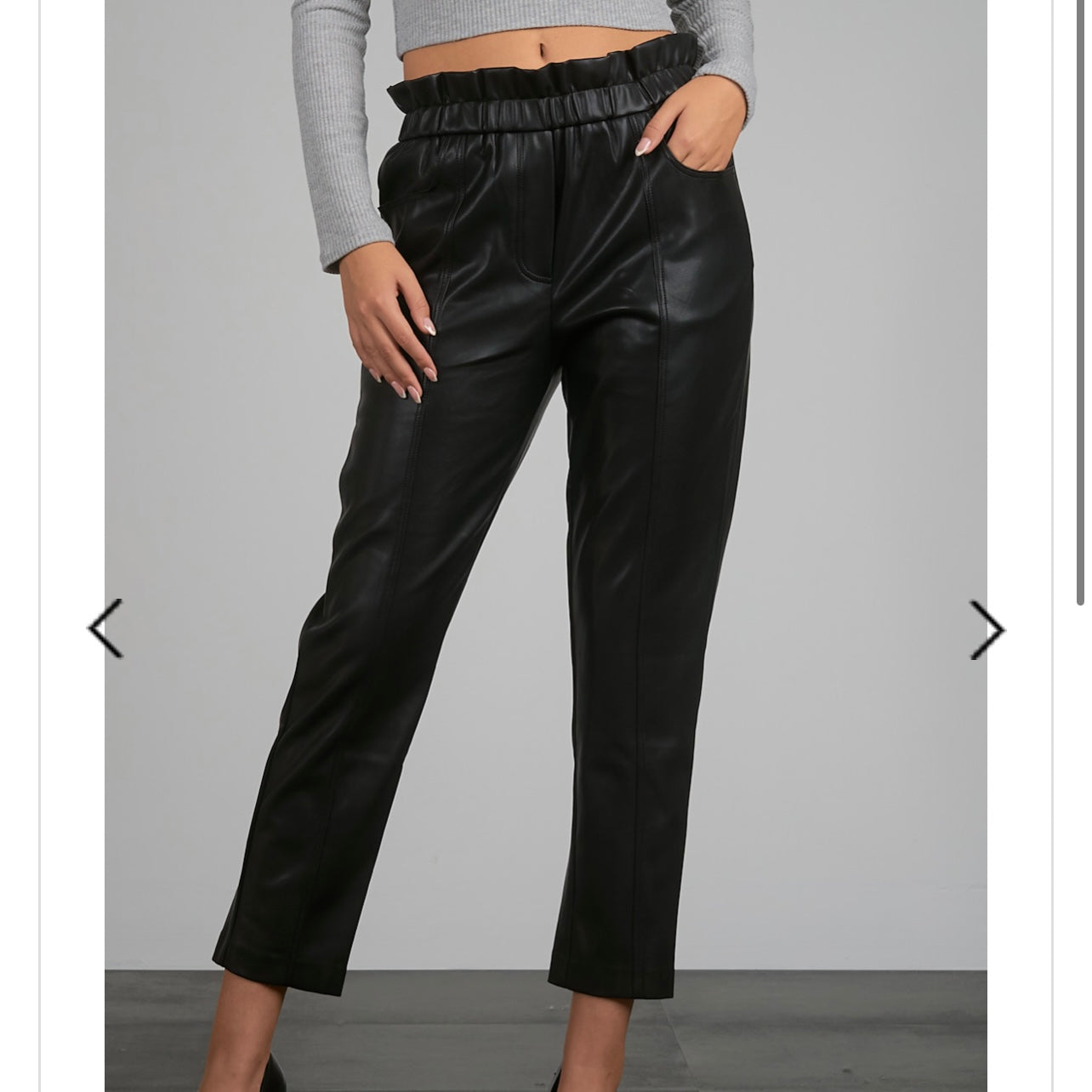 Elle Faux Leather Pants