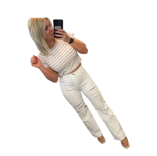 Kelly's Fav White Denim