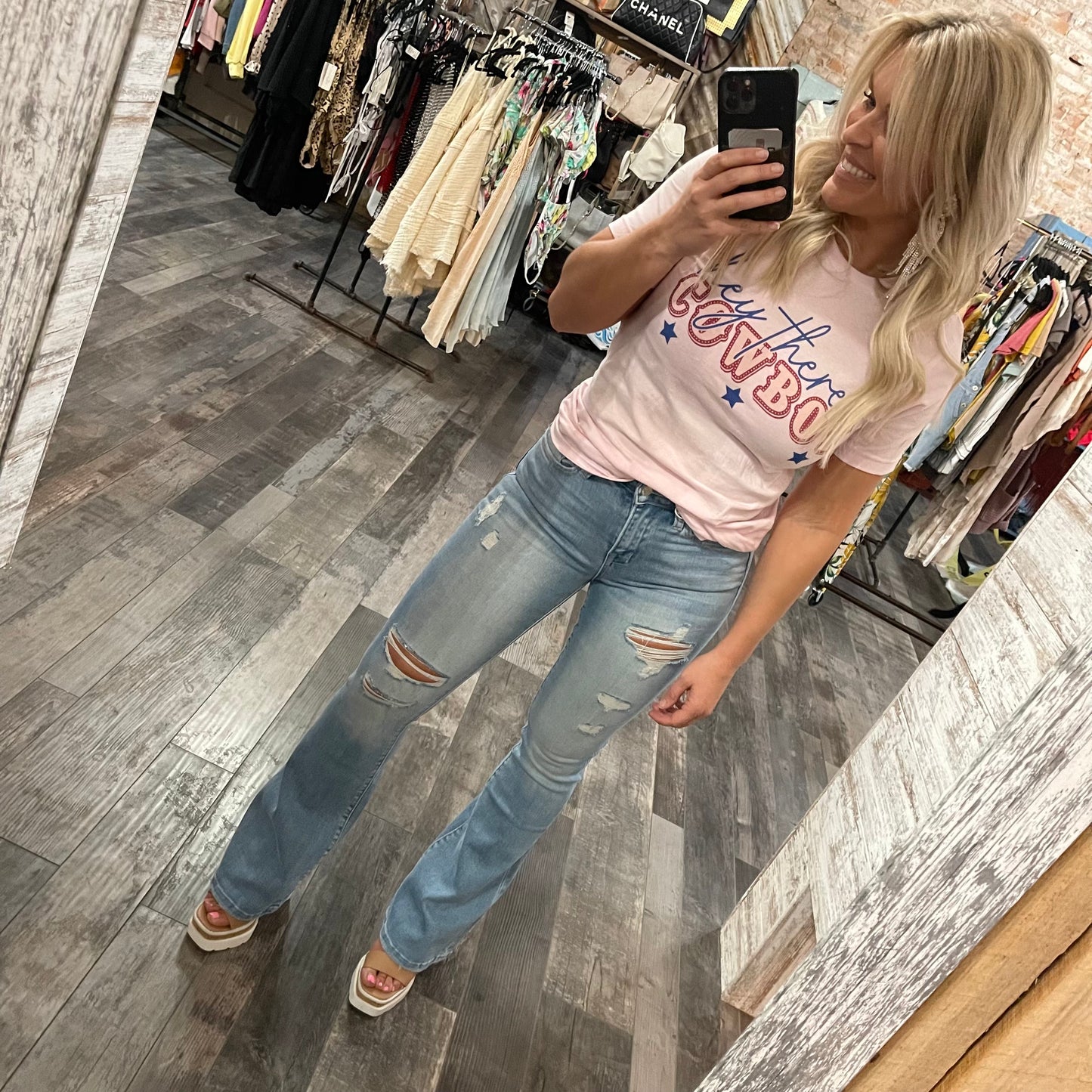 Hey There Cowboy Graphic Tee