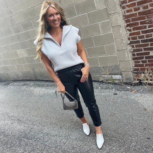 Elle Faux Leather Pants