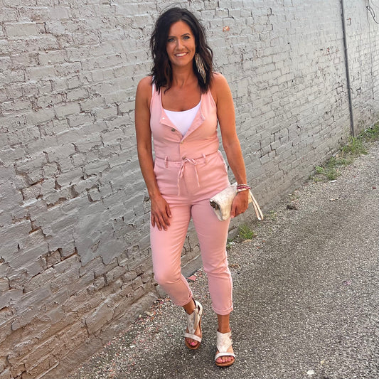 Pretty In Pink Jumpsuit
