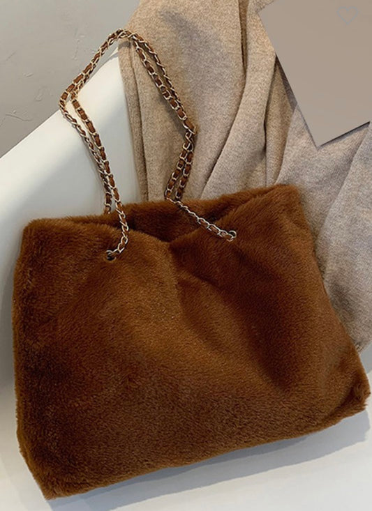 Plush Shoulder Bag