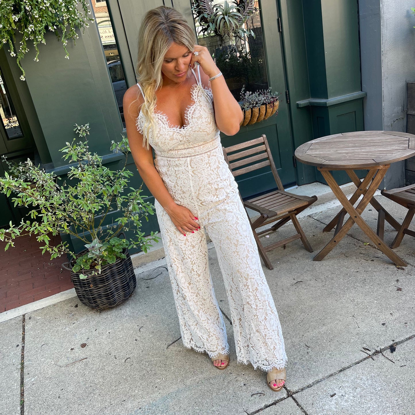 Pretty In Lace Jumpsuit