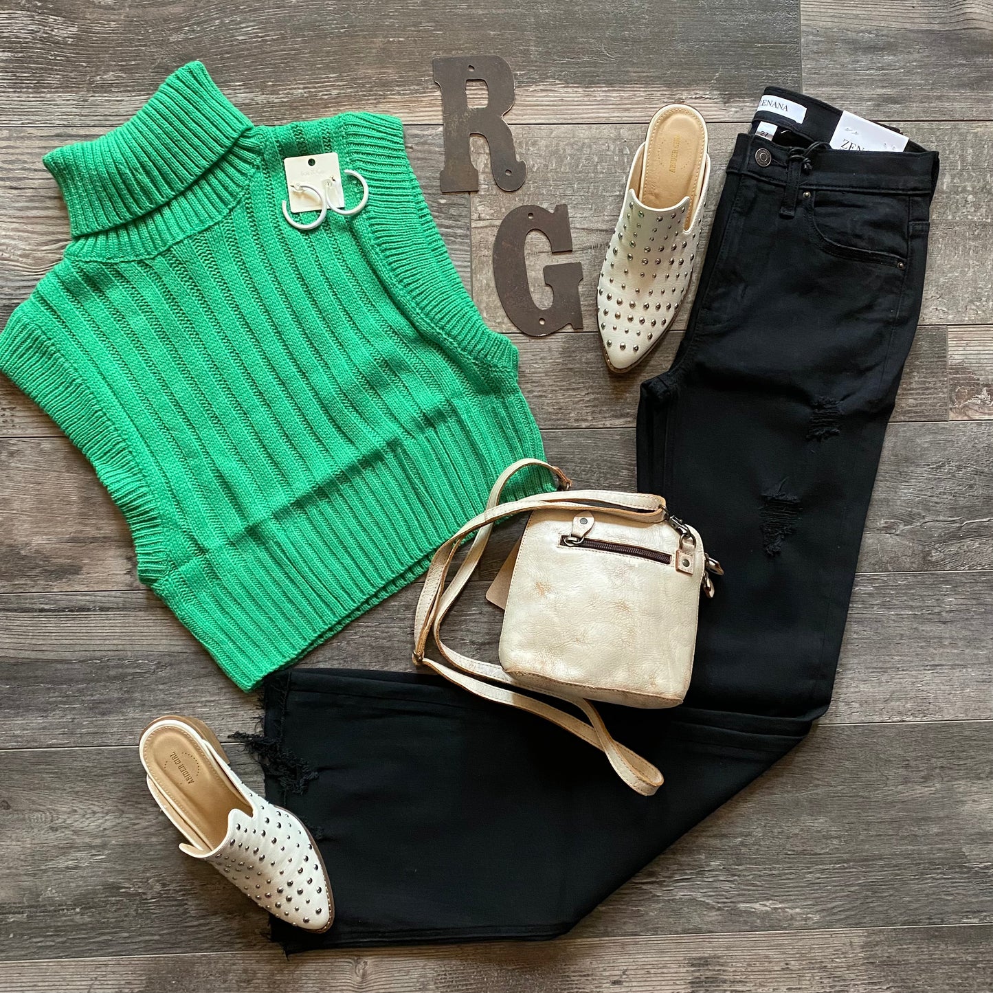 Sassy Sleeveless Sweater