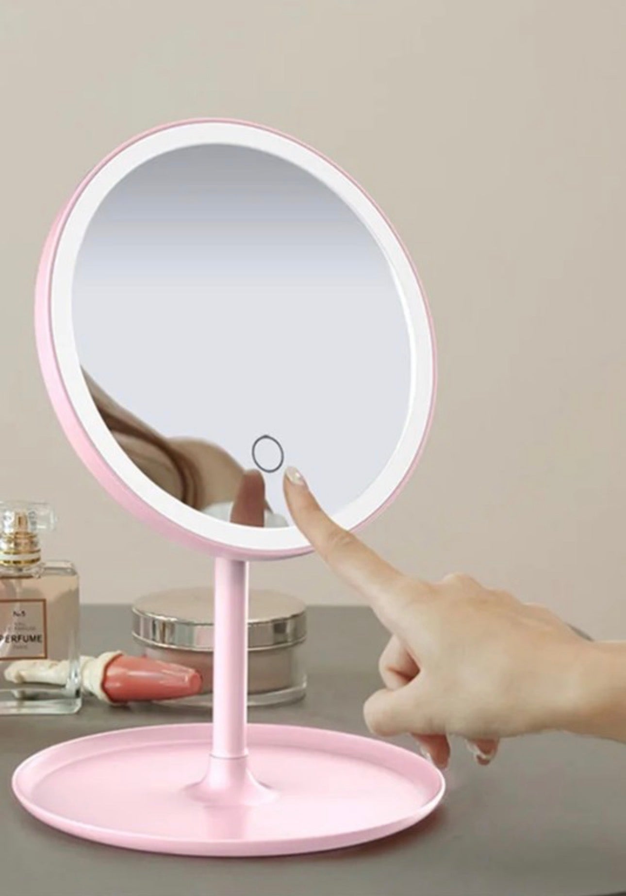 Light Round Mirror