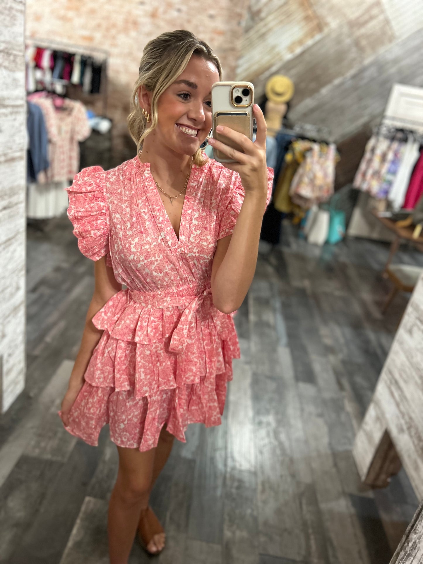 Pink Santa Fe Dress