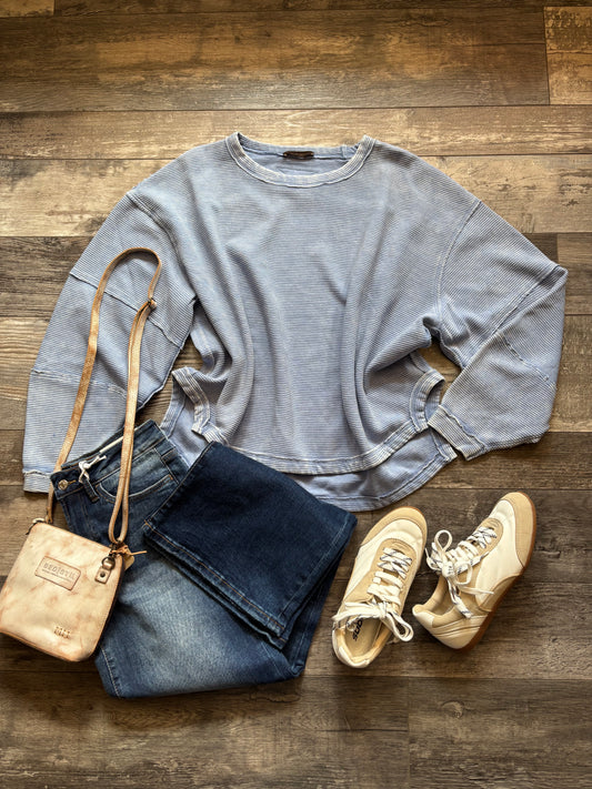 Double Time Ribbed Pullover