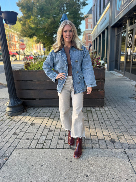 Contrast Denim Jacket