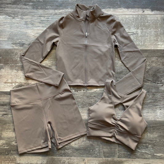 Lisa Blue Zip Up