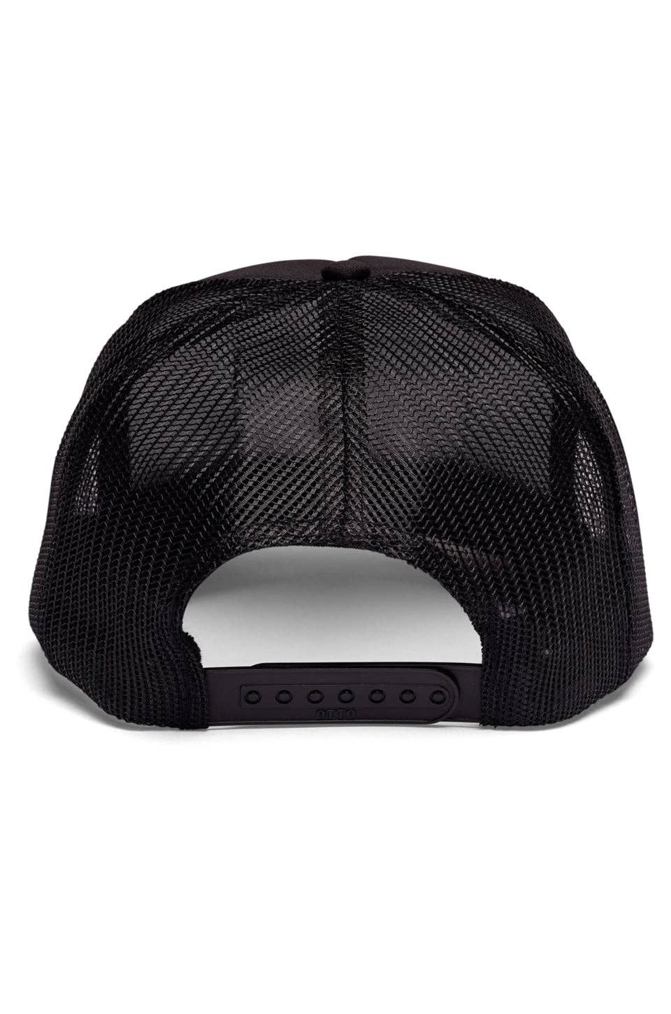 Main Character Energy Trucker Hat in Black
