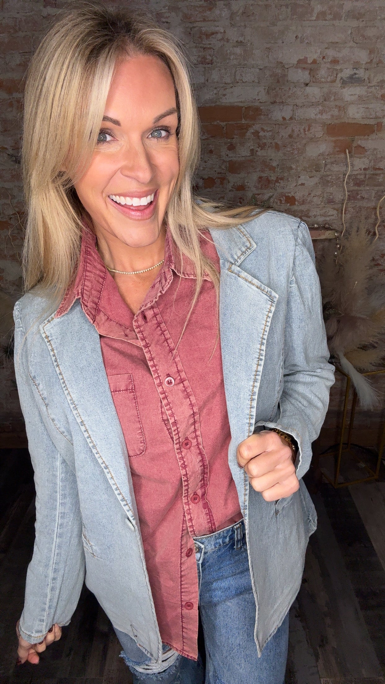 Denim Blazer