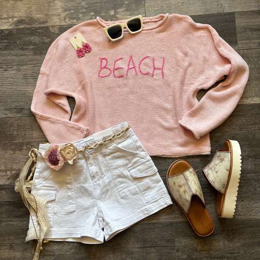 Neon Pink Beach