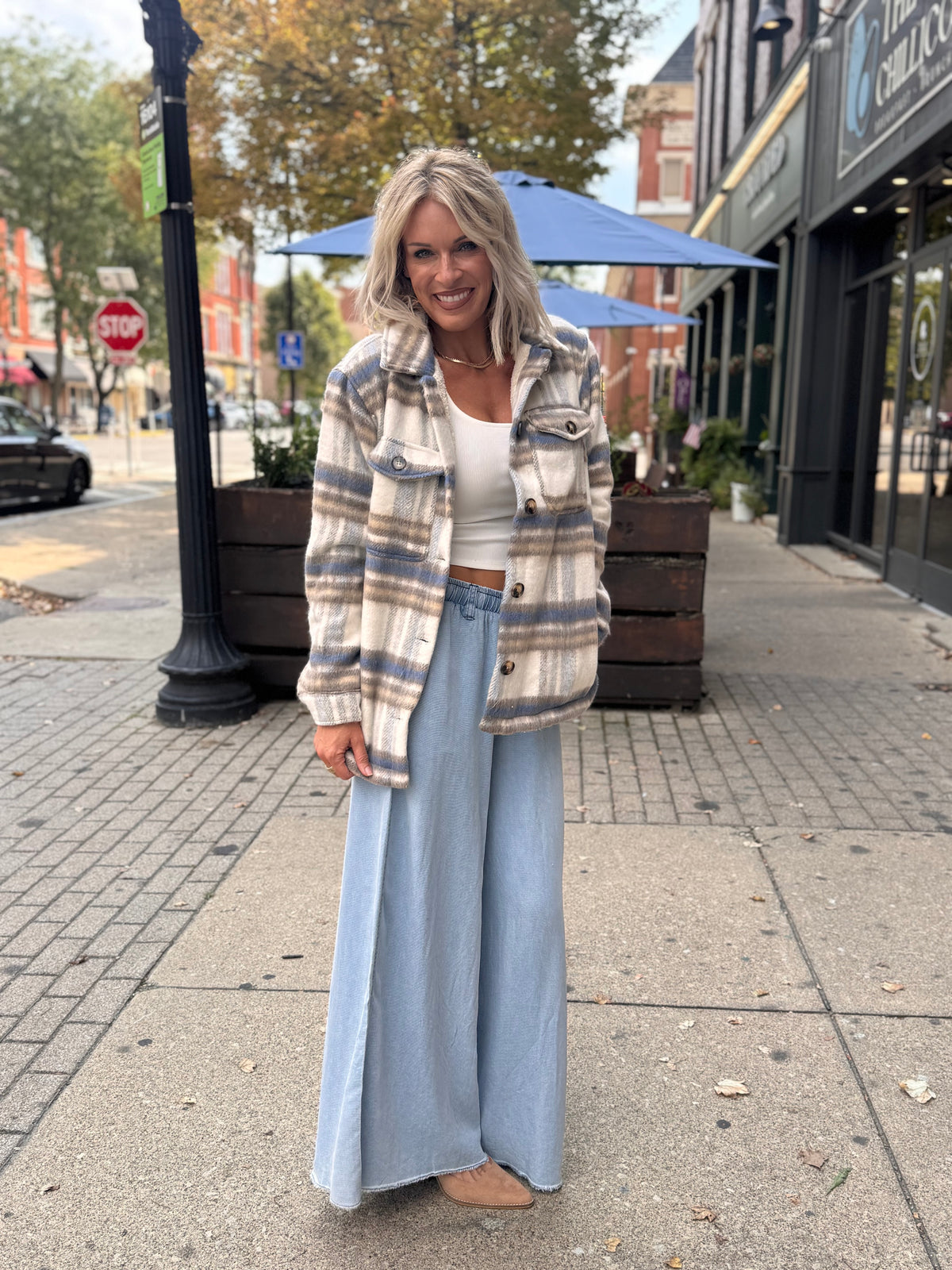 My Plaid Sherpa Shacket