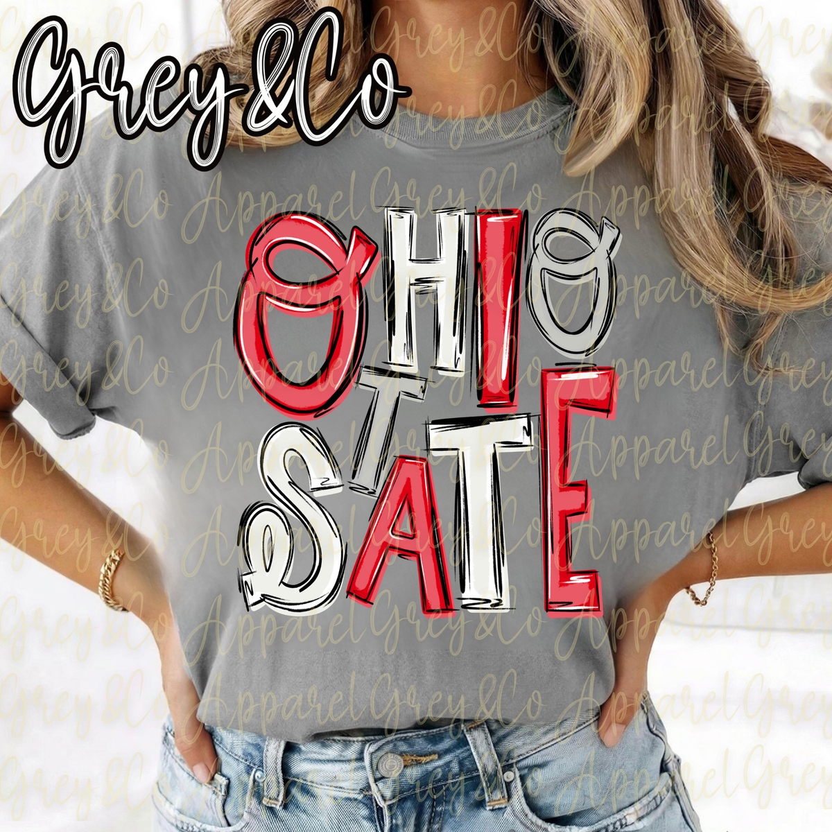Ohio Messy Doodle Shirt