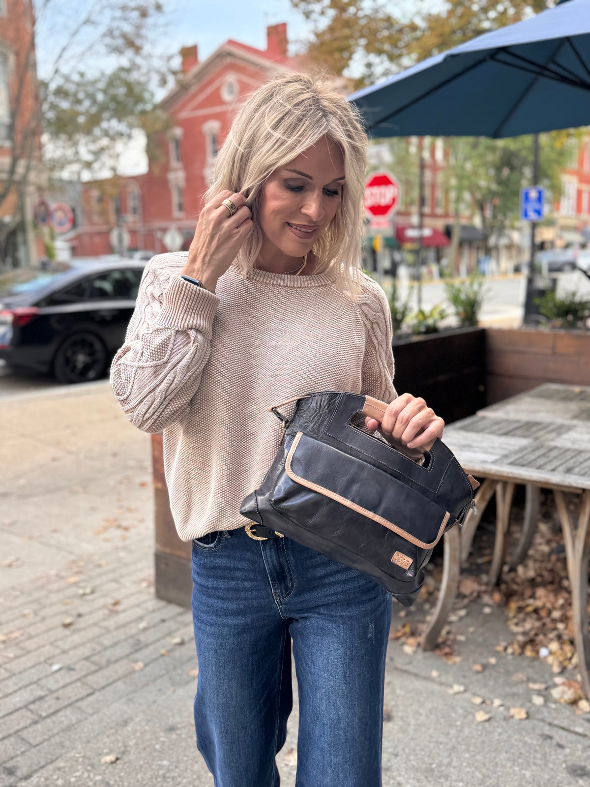 Stone Washed Sweater