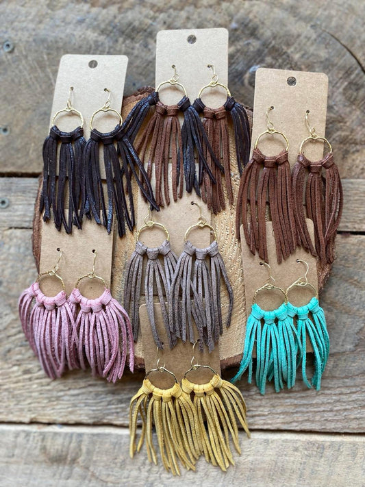 Simple Girl Fringe Earrings