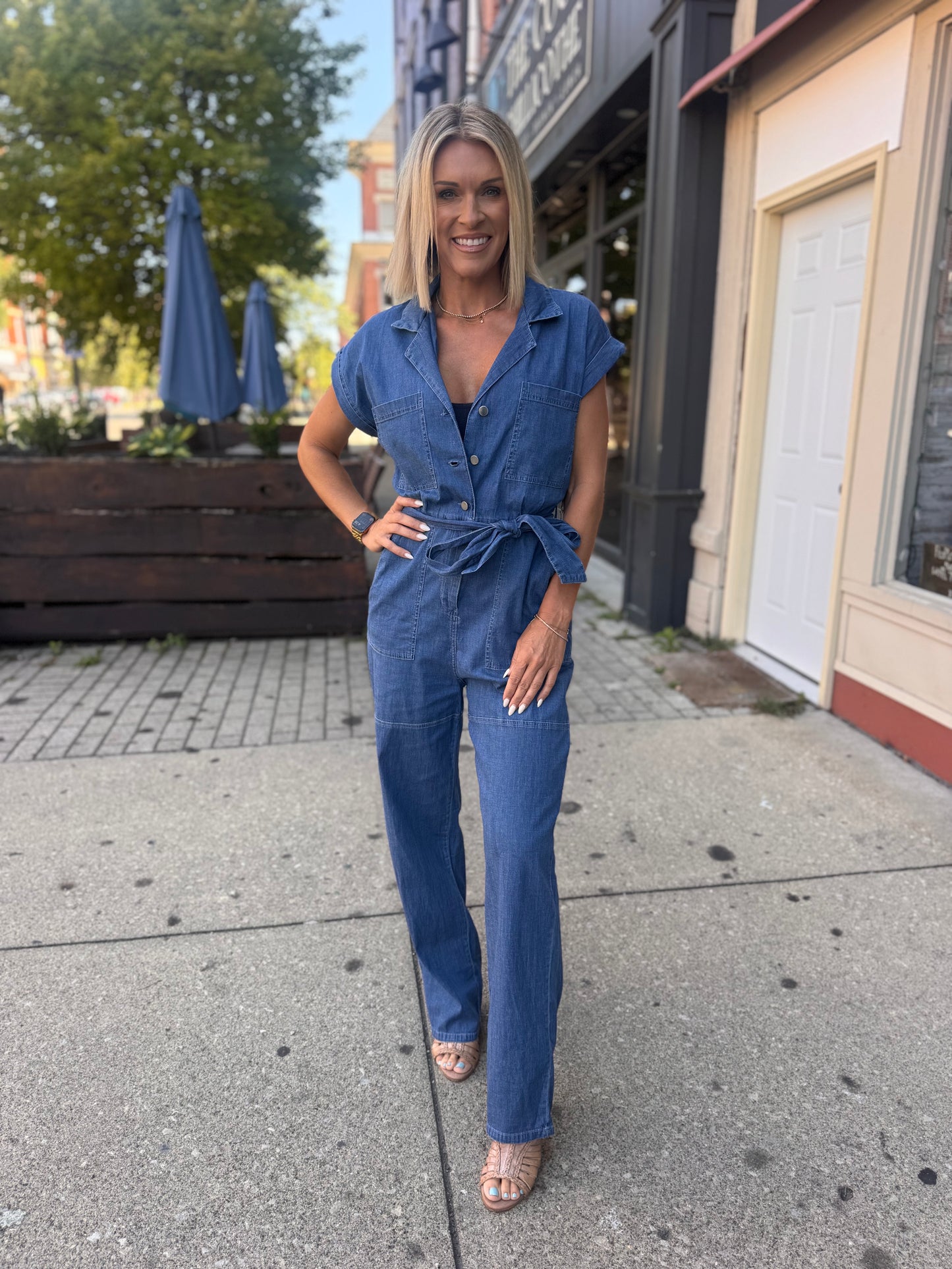 Melody Denim Jumpsuit