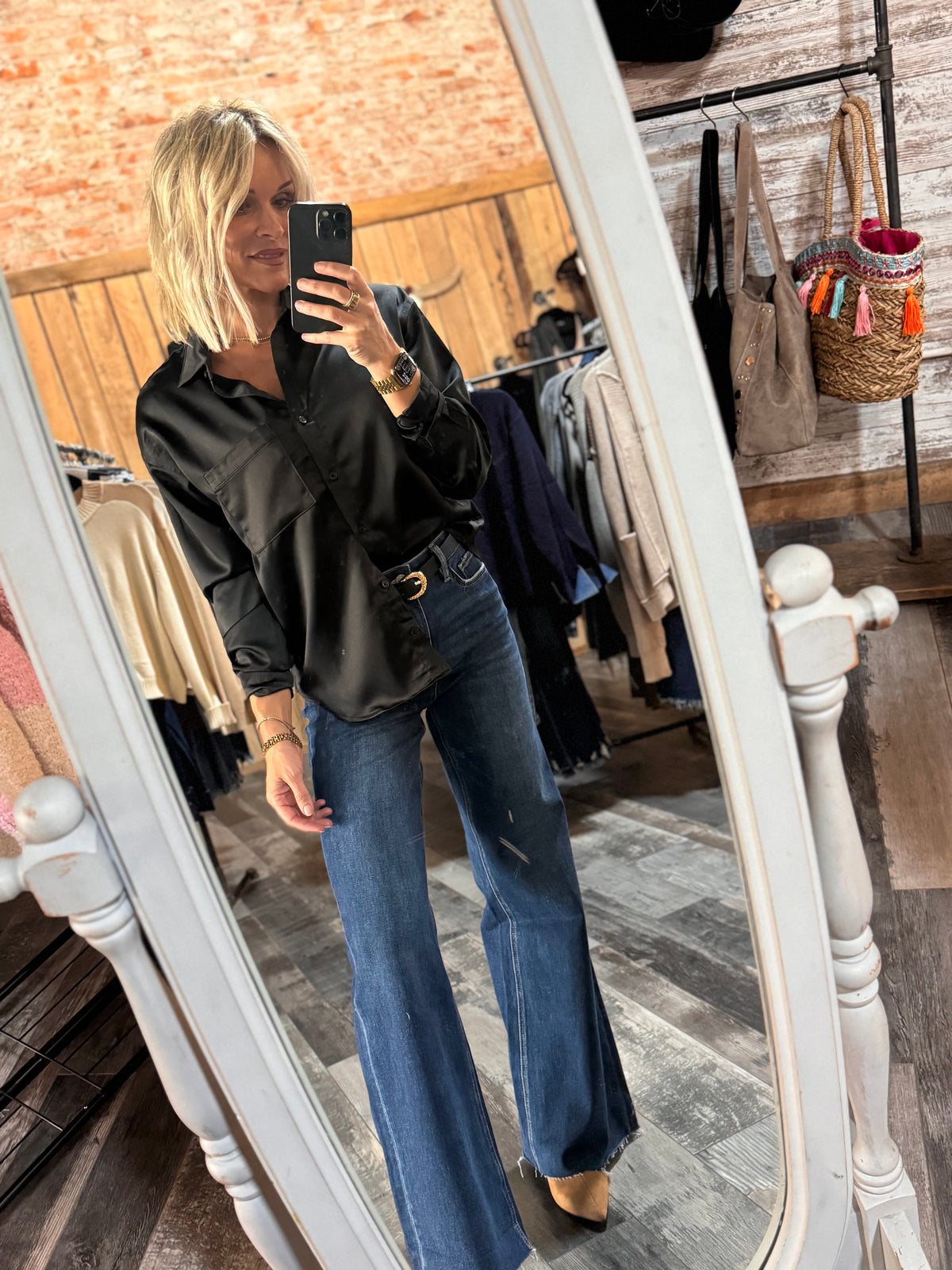 Sassy But Classy Silk Top
