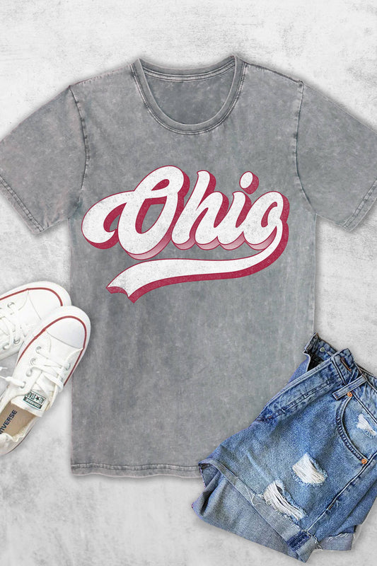 OHIO WOMEN'S VINTAGE GRAPHIC TSHIRTS