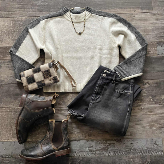 Grey Girl Color-Block
