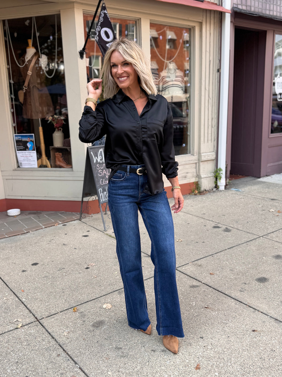 Sassy But Classy Silk Top