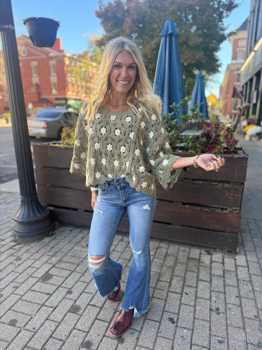 Ollie Girl Crochet Top