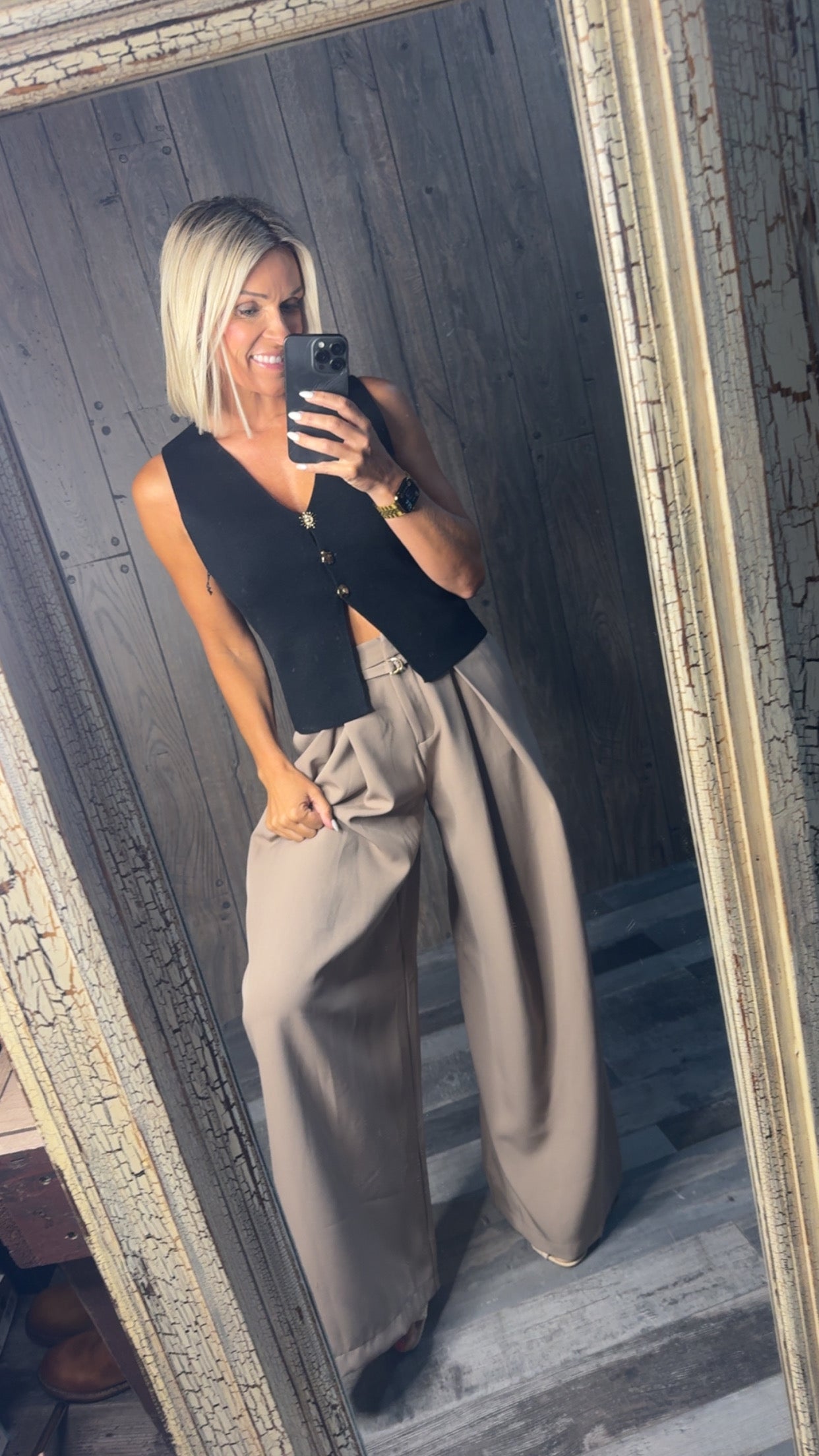 Gold Trim Vest